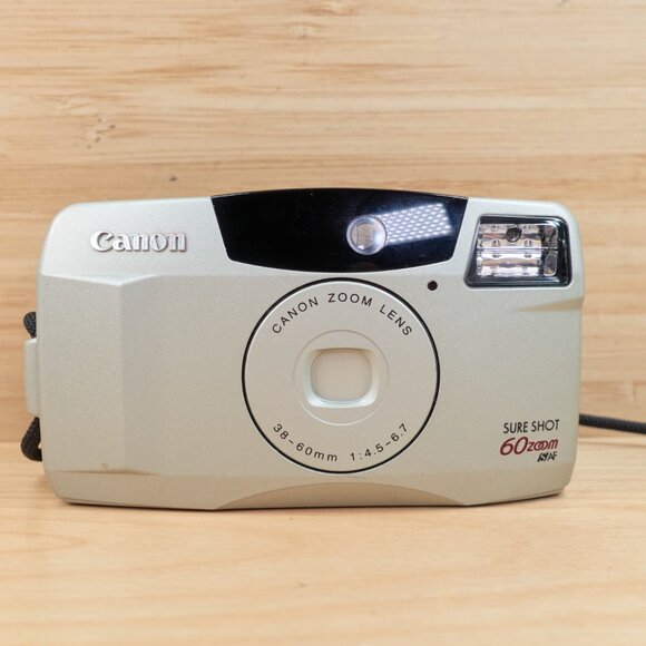 Canon Sure Shot 60 Zoom / 35mm Point and Shoot Film Camera / Tested - Picture 2 of 8